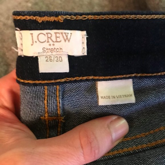 J CREW 26/30 Dark Denim Stretch Skinny Jeans - Picture 5 of 5